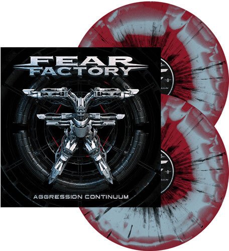 Fear Factory - Aggression Continuum [Red & Blue Swirl w/ Black Splatter Vinyl] (New Vinyl LP) - Ncstcrbnt