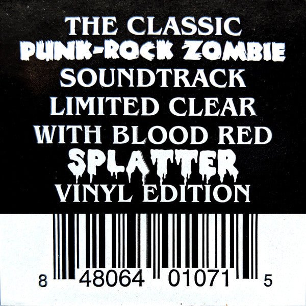 The Return Of The Living Dead - Original Motion Picture Soundtrack [Blood Red Splatter Vinyl] (New Vinyl LP) - Ncstcrbnt