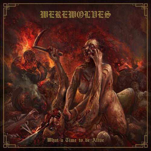 Werewolves - What A Time To Be Alive [Red w/ Yellow Splatter Vinyl] (New Vinyl LP) - Ncstcrbnt